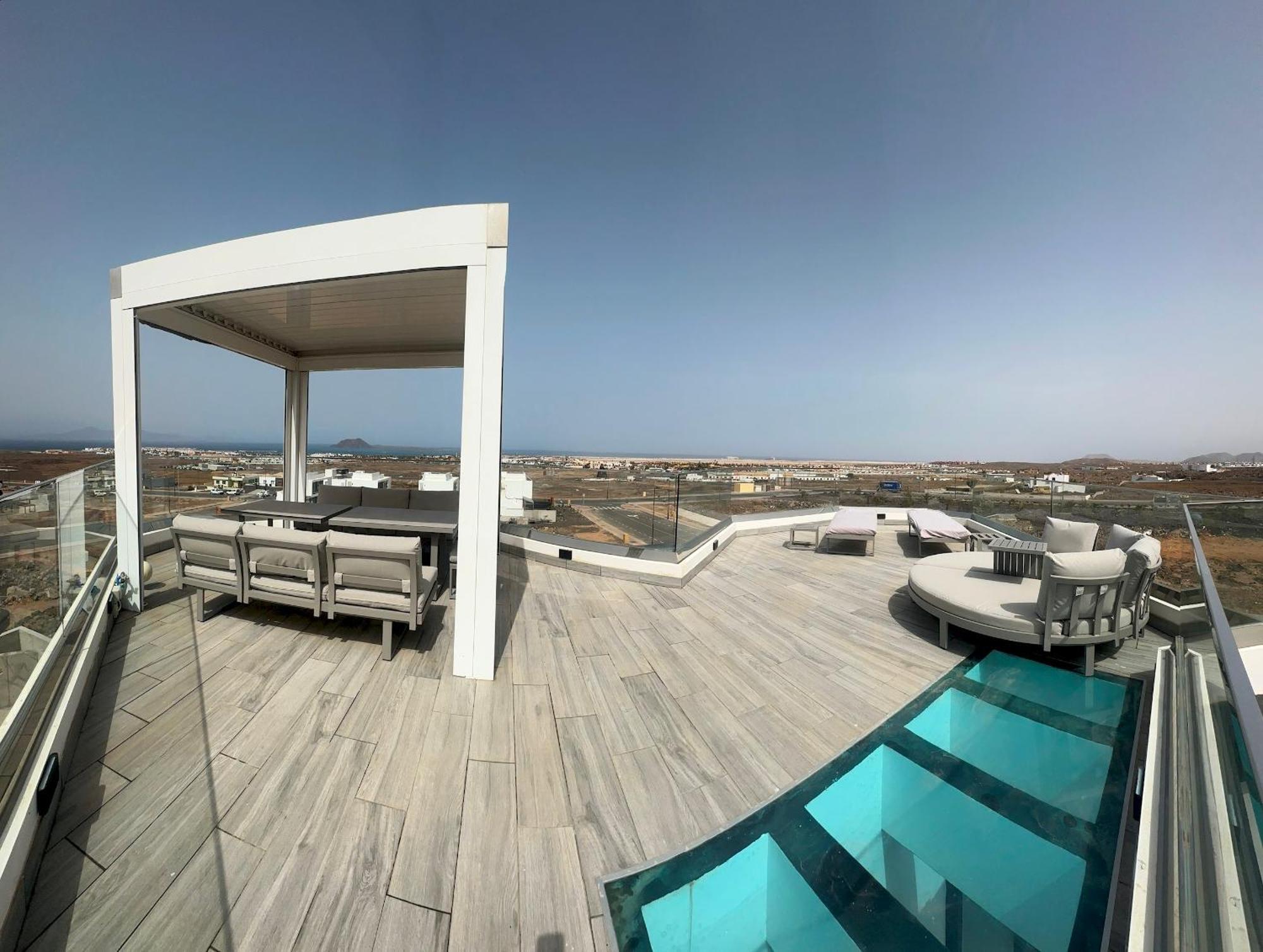 Villa Poseidon Corralejo With Private Heated Pool, Sauna And Stunning Volcano Views By Amazzzing Travel Exterior foto